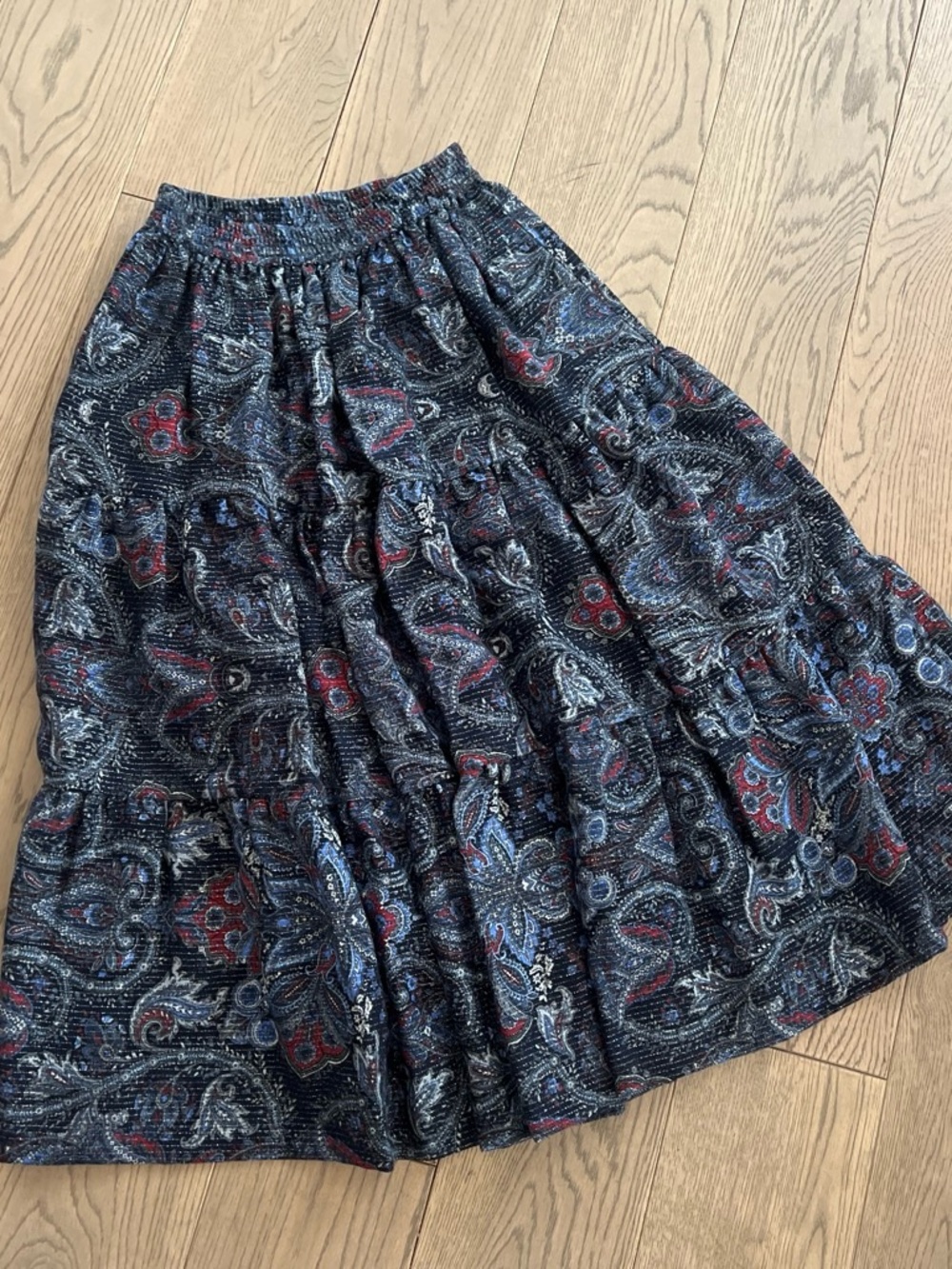 Saint Laurent Fall/Winter 1976 Russian Collection Paisley Peasant Size 34 Boho